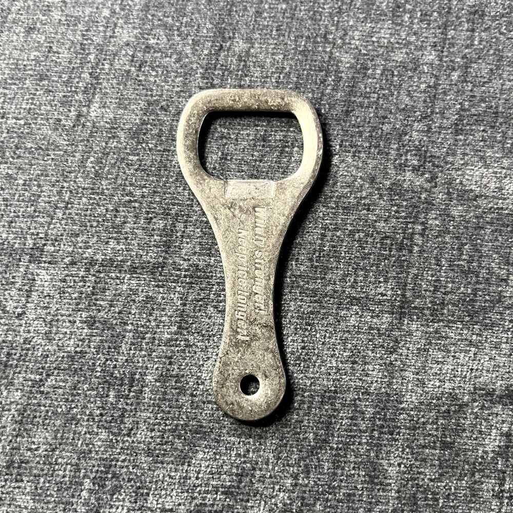 YETI  bottle opener Stainless Steel Key Chain "Wildly Stronger! Keep Ice Longer"